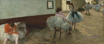 Edgar Degas œuvres - cours de danse Edgar Degas